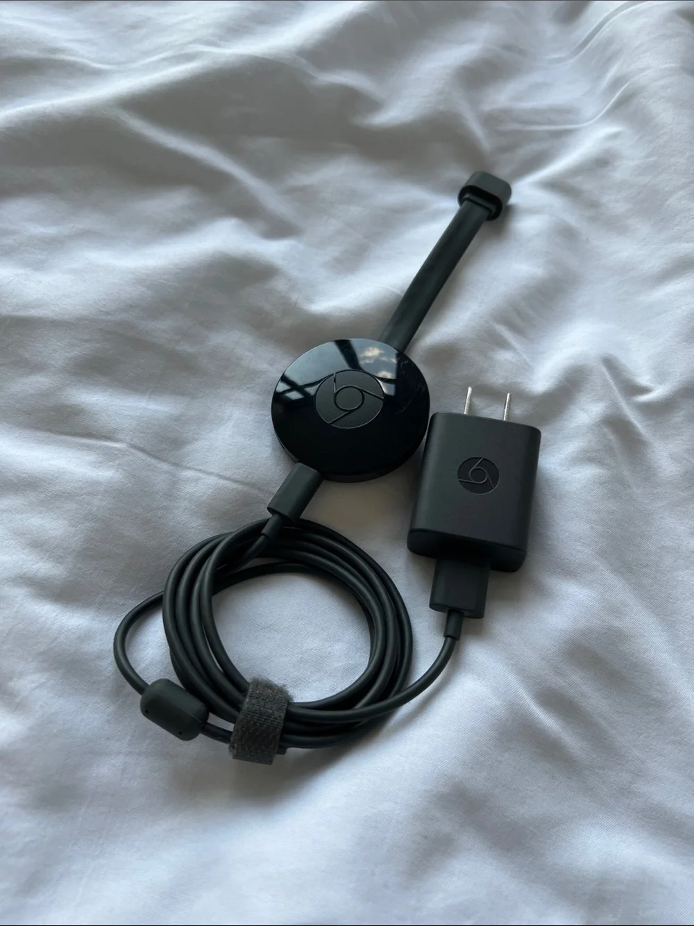 google Chromecast HDMI Streaming Dongle and Power Adapter - Black